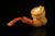 srv - Pirate of Caribbean Block Meerschaum Pipe with fitted case M4942