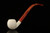 srv - Apple Churchwarden Block Meerschaum Pipe with fitted case M4943