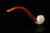 srv - Apple Churchwarden Block Meerschaum Pipe with fitted case M4943