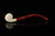 srv - Apple Churchwarden Block Meerschaum Pipe with fitted case M4943