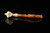 srv - Lattice Eagle's Claw Churchwarden Block Meerschaum Pipe with fitted case M4945
