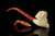 srv - Hercules Churchwarden Dual Stem Meerschaum Pipe with case M4946