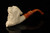 srv - Hercules Churchwarden Dual Stem Meerschaum Pipe with case M4946