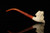 srv - Hercules Churchwarden Dual Stem Meerschaum Pipe with case M4946