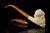srv - Sultan Churchwarden Dual Stem Meerschaum Pipe with case M4947