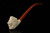srv - Lion Churchwarden Dual Stem Meerschaum Pipe with case M4948