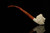 srv - Lion Churchwarden Dual Stem Meerschaum Pipe with case M4948