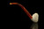 srv - Lion Churchwarden Dual Stem Meerschaum Pipe with case M4948
