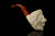 srv - Lion Churchwarden Dual Stem Meerschaum Pipe with case M4948