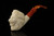 srv - Lion Churchwarden Dual Stem Meerschaum Pipe with case M4948