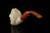 srv - Lion Churchwarden Dual Stem Meerschaum Pipe with case M4948