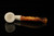 srv - Dublin Churchwarden Dual Stem Meerschaum Pipe with case M4949
