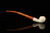 srv - Apple Churchwarden Dual Stem Meerschaum Pipe with case M4950