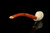 srv - Apple Churchwarden Dual Stem Meerschaum Pipe with case M4950