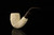 srv Premium - Celtic Knots Churchwarden Dual Stem Meerschaum Pipe with case M4952