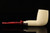 IMP Meerschaum Pipe - Billiard - Hand Carved with fitted case i2777