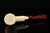 IMP Meerschaum Pipe - Billiard - Hand Carved with fitted case i2777