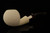 IMP Meerschaum Pipe - Golf Ball - Hand Carved with fitted case i2780