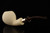 IMP Meerschaum Pipe - Golf Ball - Hand Carved with fitted case i2780