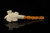 Turtle Block Meerschaum Pipe with pouch M4960