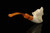 Wolf Block Meerschaum Pipe with pouch M4961