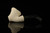 srv Premium - Rustic Sitter 9 mm Filter Block Meerschaum Pipe with case M4963