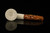 Bent Lattice Dublin Block Meerschaum Pipe with fitted case M4968
