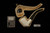 srv - Not a Sitter Block Meerschaum Pipe with fitted case M4974