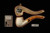 srv - Bent Billiard Block Meerschaum Pipe with fitted case M4976