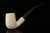 srv - Bent Billiard Block Meerschaum Pipe with fitted case M4979