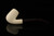 srv - Bent Billiard Block Meerschaum Pipe with fitted case M4979