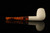 srv - Billiard Block Meerschaum Pipe with fitted case M4981