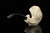 srv Premium - Soft Cream Sitter Block Meerschaum Pipe with fitted case M4983