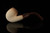 srv - Bent Billiard Block Meerschaum Pipe with fitted case M4985