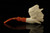 srv - French Soldier Block Meerschaum Pipe with fitted case M4986