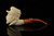 srv - French Soldier Block Meerschaum Pipe with fitted case M4986
