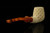 srv - Deep Lattice Block Meerschaum Pipe with fitted case M4988