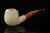 srv - Carved Apple Block Meerschaum Pipe with fitted case M4991