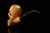 srv - Skull with Beard Block Meerschaum Pipe by Kenan with fitted case M4998