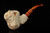 srv - Natural Raw Block Meerschaum Pipe with fitted case M4999