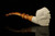 Skull  Block Meerschaum Pipe with pouch M5007