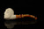 Skull  Block Meerschaum Pipe with pouch M5007