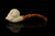 Skull  Block Meerschaum Pipe with pouch M5008