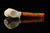 Grim Reaper Block Meerschaum Pipe with pouch M5009