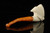 Grim Reaper Block Meerschaum Pipe with pouch M5009