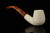 Lattice Bent Brandy Block Meerschaum Pipe with pouch M5010