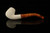 Lattice Bent Brandy Block Meerschaum Pipe with pouch M5010
