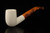 Bent Billiard Block Meerschaum Pipe with pouch M5012
