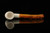 Bent Billiard Block Meerschaum Pipe with pouch M5012