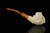 Lattice Eagle's Claw Block Meerschaum Pipe with pouch M5016